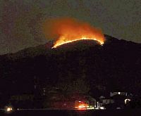 火祭り　「鍵万燈(まんとう」